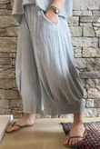 Jo Jo Quirky Hopsack Crop Pant Dove